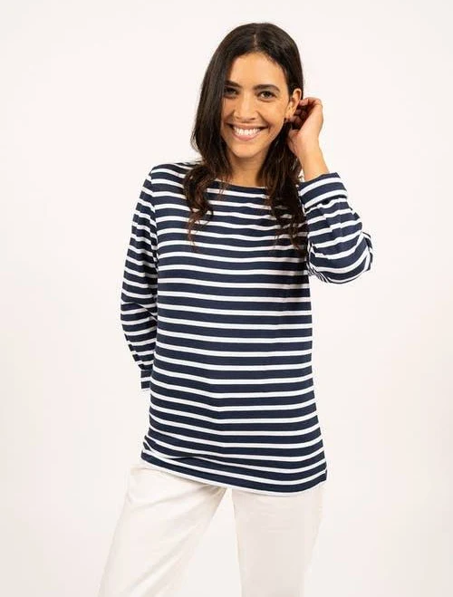 top Saint James MINQUIERS Modern Breton Striped Shirt Nordstrom $139