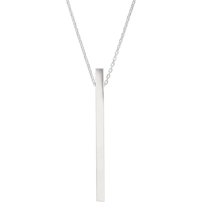 accessory Silpada Minimalist Sterling Silver Vertical Bar Pendant Necklace Silpada $60