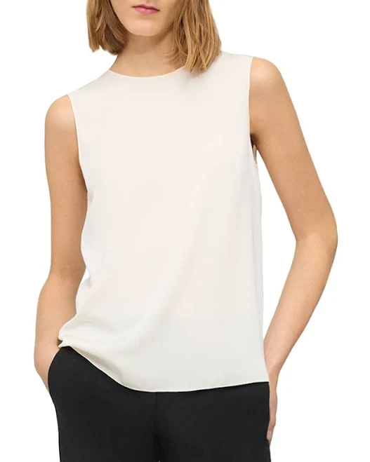 top Theory Women's Silk Georgette Shell Top Bloomingdale's $195