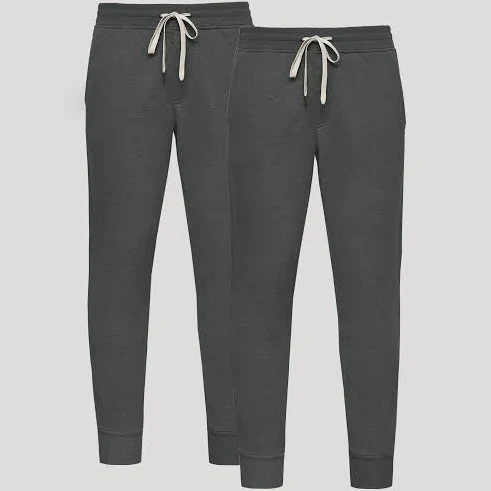 bottoms True Classic Dark Heather Gray Fleece French Terry Jogger Pants True Classic $79.99