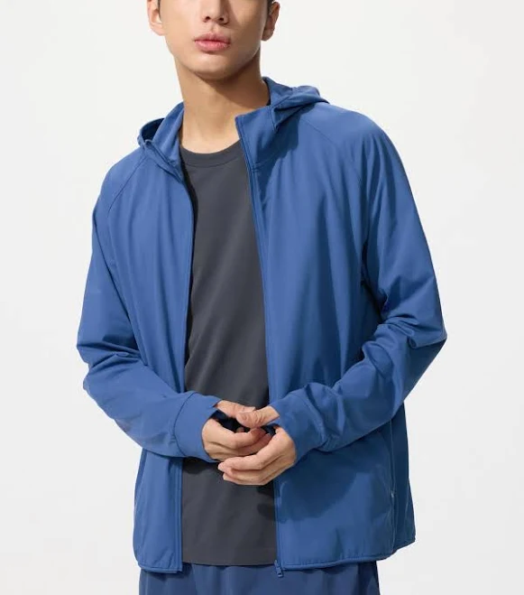 hoodie UNIQLO Men's DRY-EX Full-Zip Hoodie with UV Protection Uniqlo $39.9