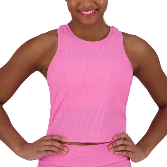 top Varsity Electric Ribbed Crop Tank Varsity Shop $23.99