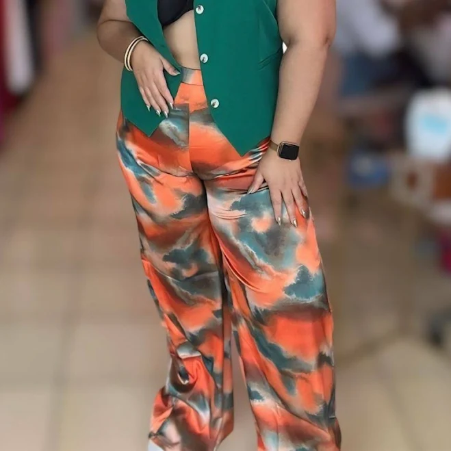 pants Vibrant Palazo Pants Glam By Carmen Acevedo $48
