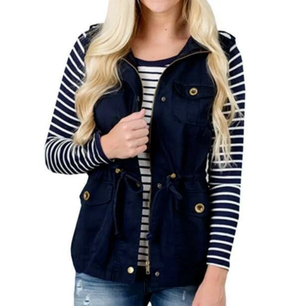 vest Women Olive Green Cargo Utility Safari Vest With Pockets Drawstring eBay - iwantbuybuybuy $46.79