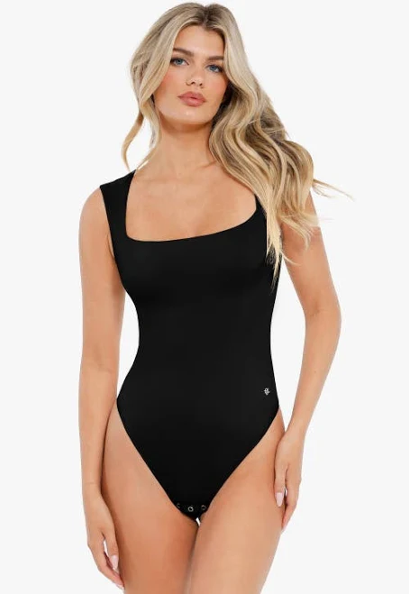 bodysuit Women Popilush Cloudsense Square Neck Bodysuit Sleeveless Shapewear Nordstrom $40