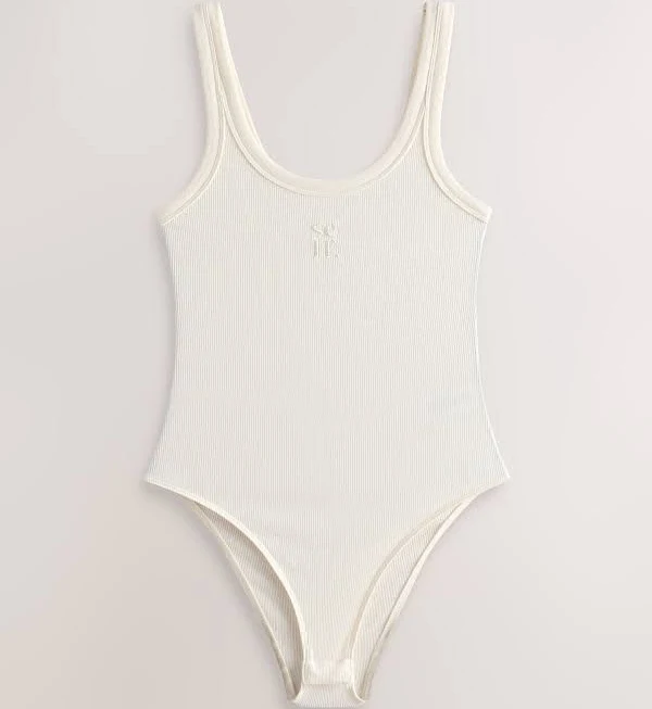 bodysuit Women's Sleeveless Ribbed Scoop Neck Bodysuit Next USA $42