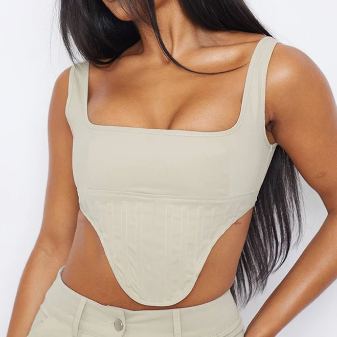 corset top Women's Structured Twill Cargo Corset Nasty Gal - US $15.5
