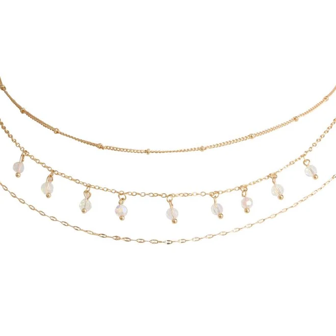 accessory World Market Women's Delicate Gold Aurora Borealis Necklace 3-Pack World Market $14.99