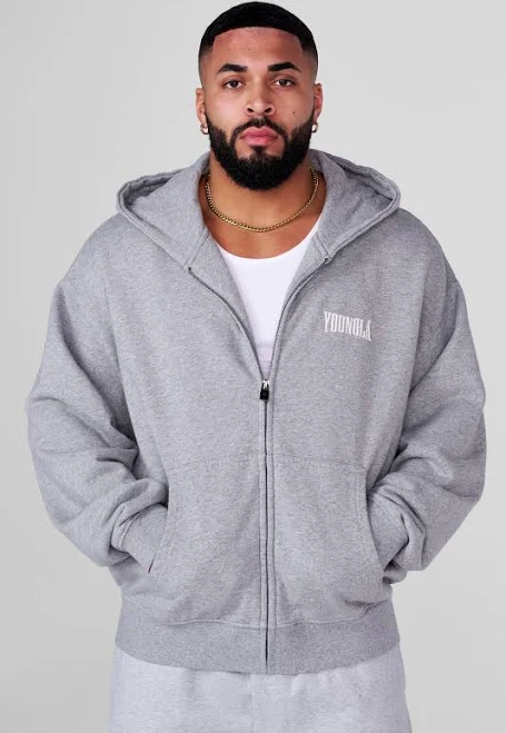 hoodie YoungLA Men's 5062 Heritage Zip-Up Hoodies YoungLA $58