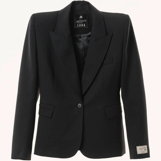blazer Zara Fitted Wool Blazer Zara USA $199