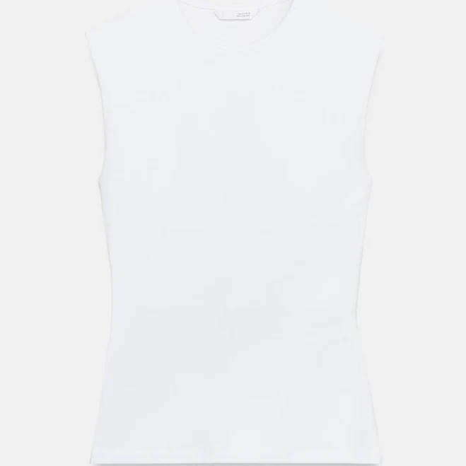 top Zara Sleeveless T-Shirt Zara USA $19.9