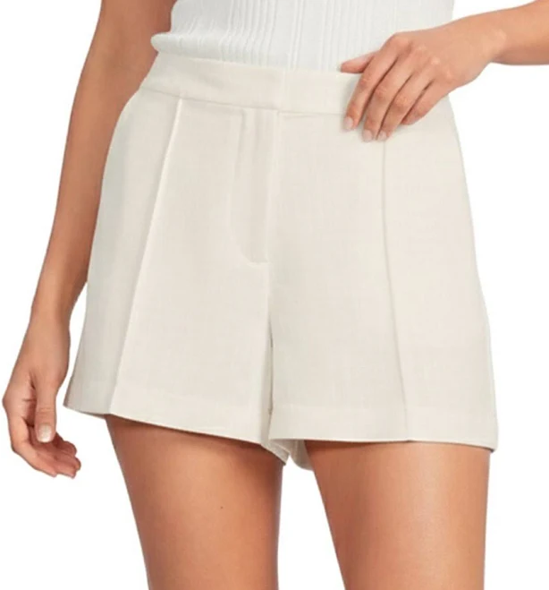 Skies Are Blue High-Rise Wide Leg Linen Shorts