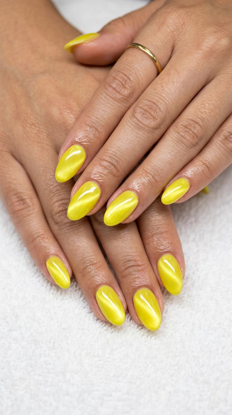 Lemon Drop Micro French Nails 2026 Chic lemon drop micro French tip nails for daily, work, and casual wear. Summer lemon nails ideas 2026.