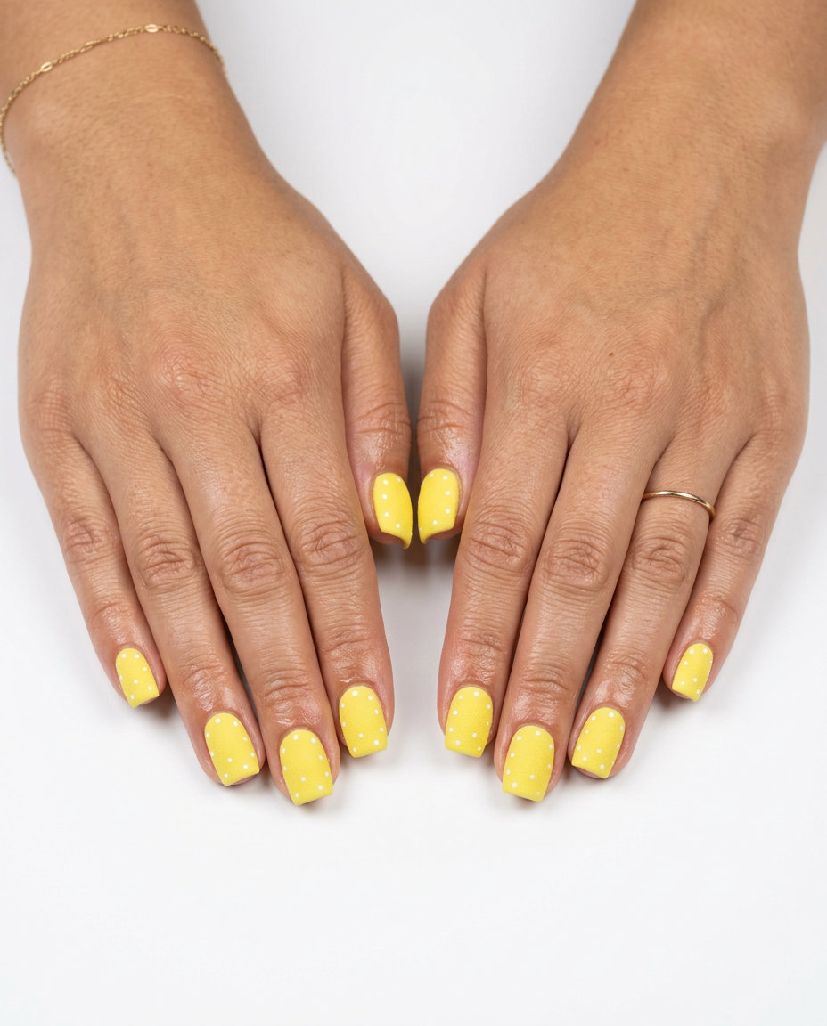 Lemonade Cat-Eye Nails 2026 | Sultry Glam Summer lemon nails ideas 2026: Sultry lemonade dream cat-eye with lemon yellow and gold shimmer for date night.