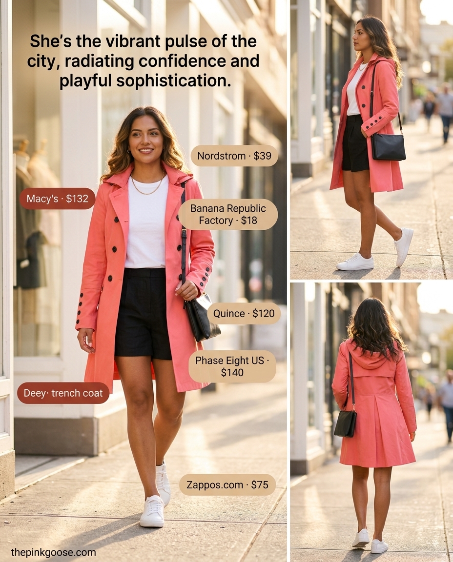 Summer Oversized Trench Coat Outfits for Women 2026 - City Explorer Trench outfit idea