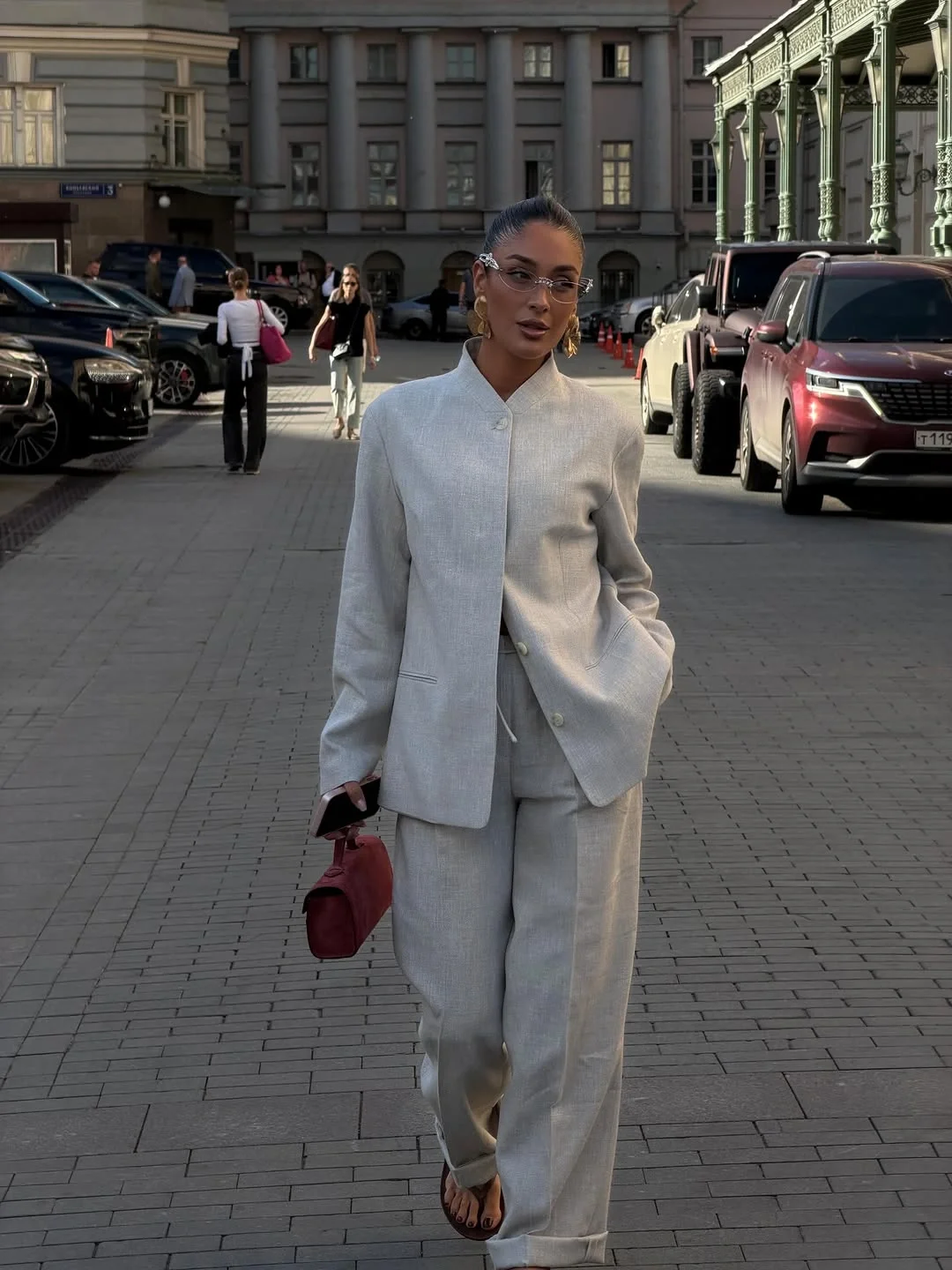 autumn casual work outfits for women 2026 Relaxed Tailoring in Soft Natural Linen