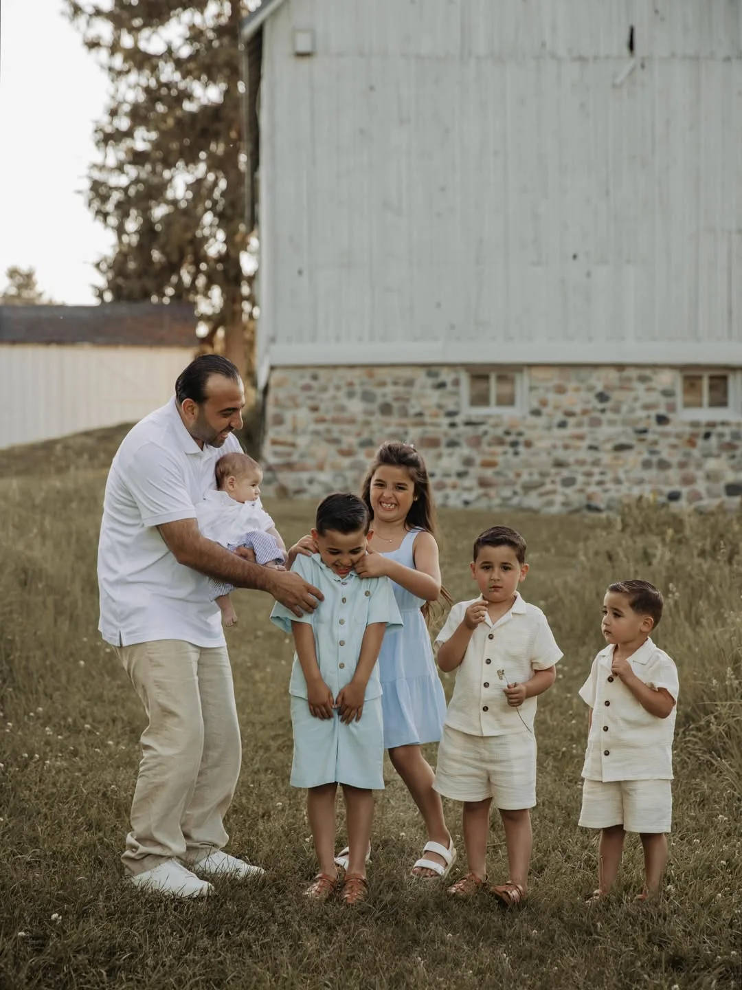 beautiful fall family picture outfits 2026 Cream Linen and Soft Autumn Neutrals