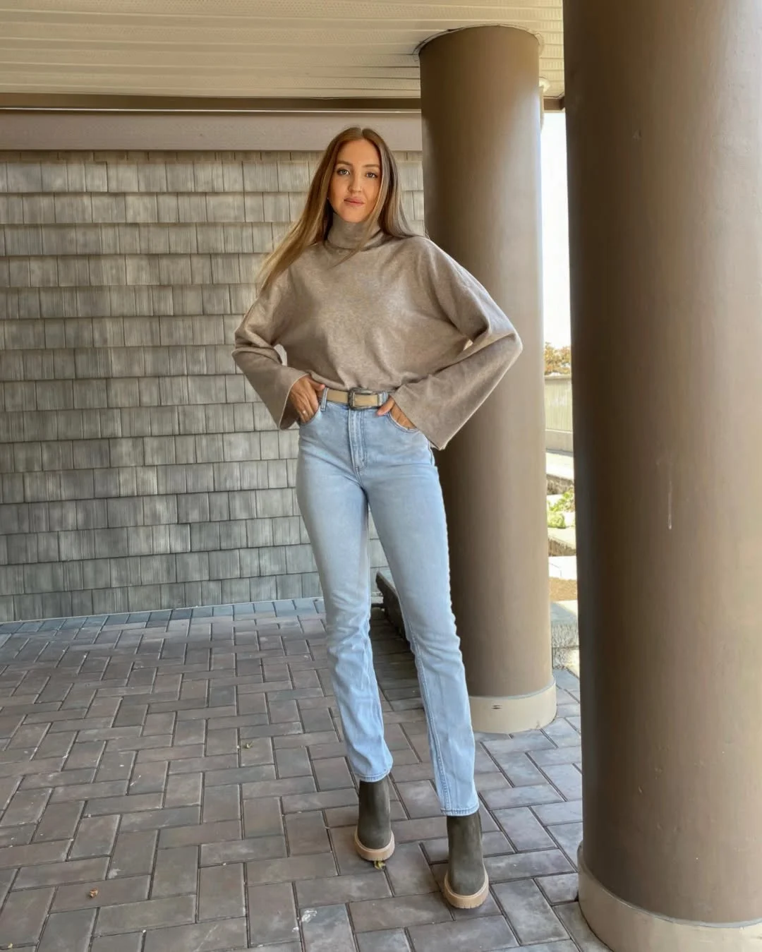 boho chic fall outfits for work 2026 Minimal Sweaters and Denim for Everyday Office Wear