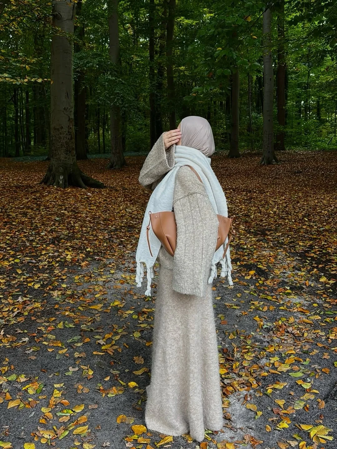 boho chic fall outfits for work 2026 Layered Neutrals for Quiet Autumn Days