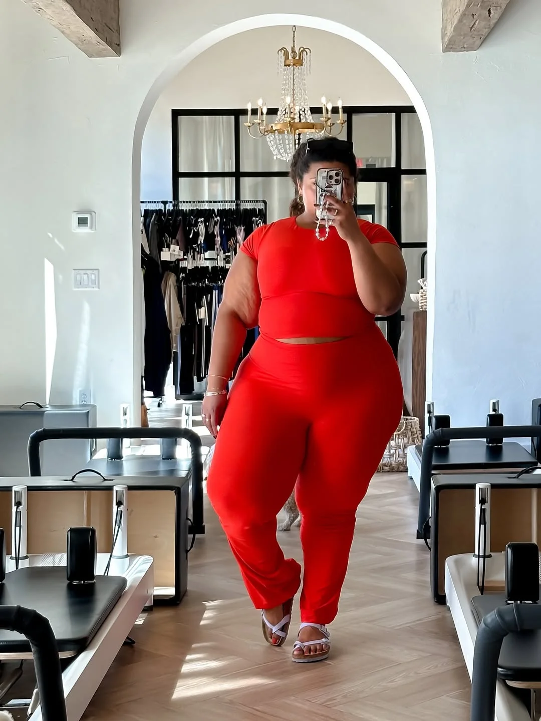chic fall outfits for plus size women 2026 Bold Red Sets for Confident Fall Days