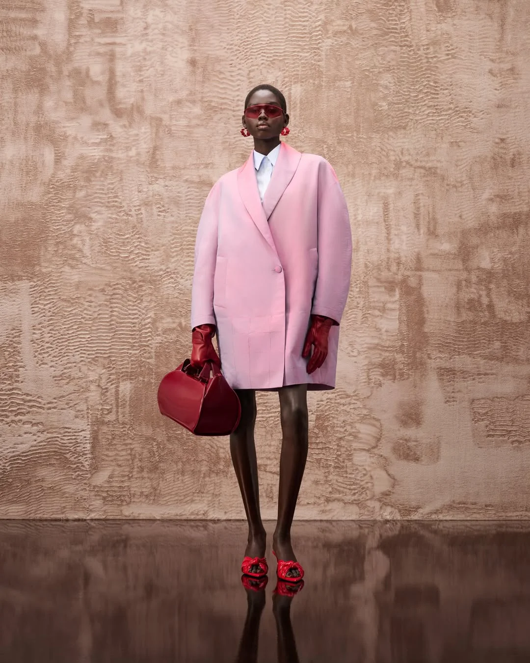 chic fall travel wardrobe for women 2026 Statement Pink for the Stylish Traveler
