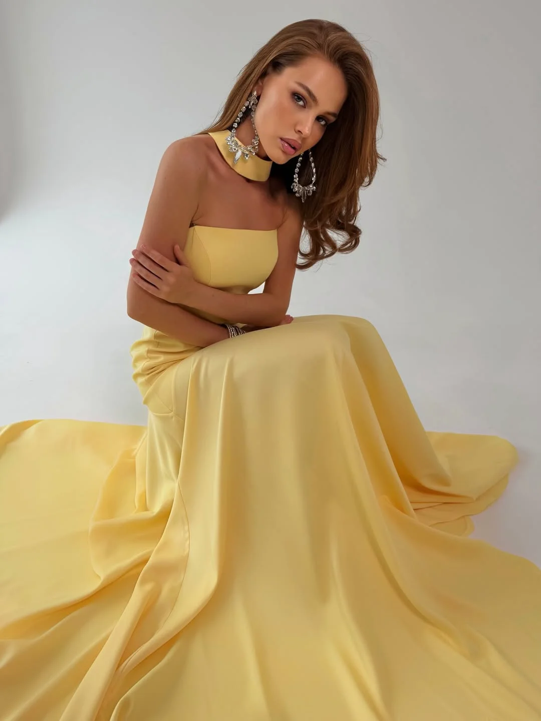 chic fall wedding guest dress 2026 Butter Yellow Elegance for Modern Formal Weddings
