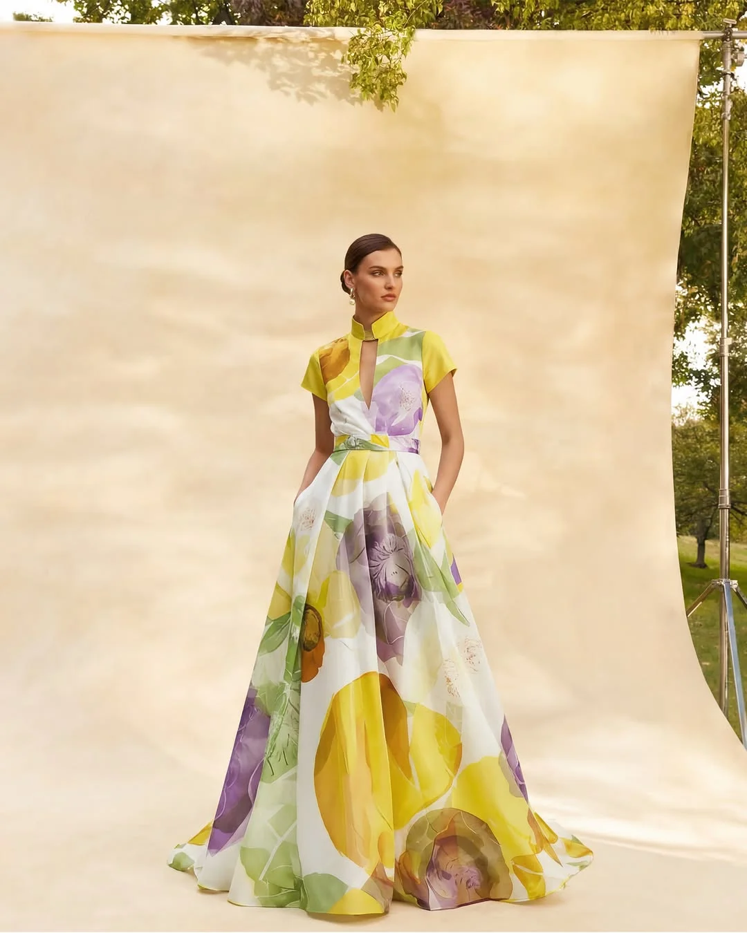 chic fall wedding guest dress 2026 Artistic Florals for Outdoor Fall Celebrations