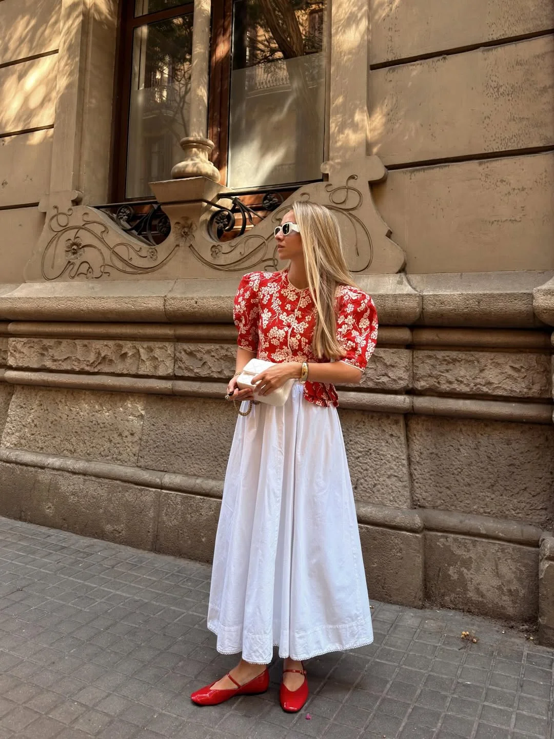 chic july fashion trends 2026 Red Accents and European Summer Energy