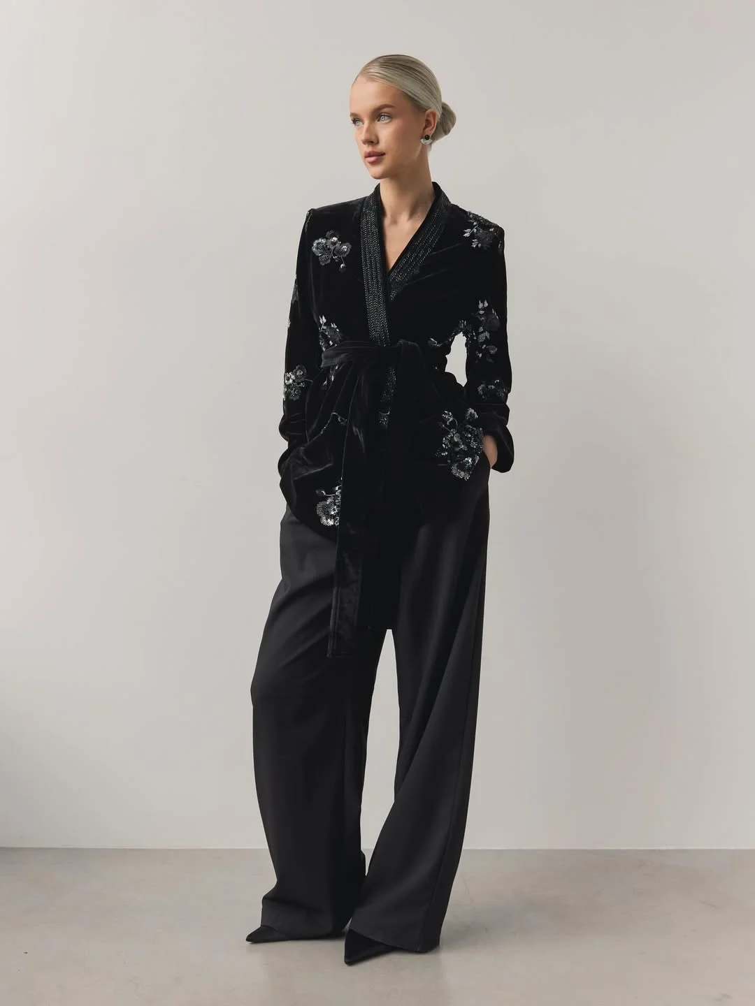 classy fall work outfits 2026 Elegant Black Tailoring With Statement Details