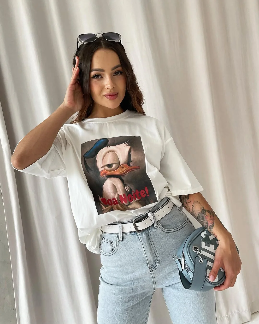 comfy mom outfits fall aesthetic 2026 Graphic Tees That Keep Denim Feeling Fresh