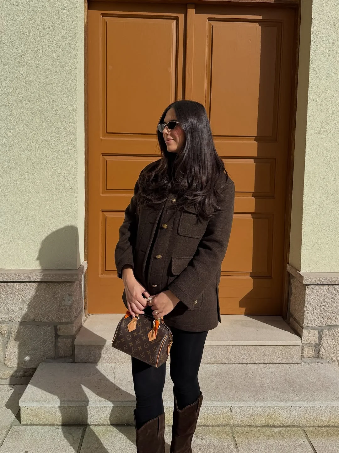 comfy pregnancy outfits for fall 2026 Dark Layers With Everyday Elegance