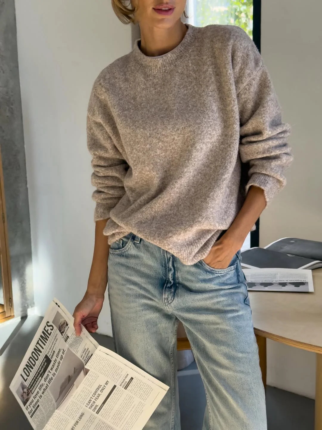 cozy fall outfits with sweater 2026 The Effortless Sweater and Jeans Formula