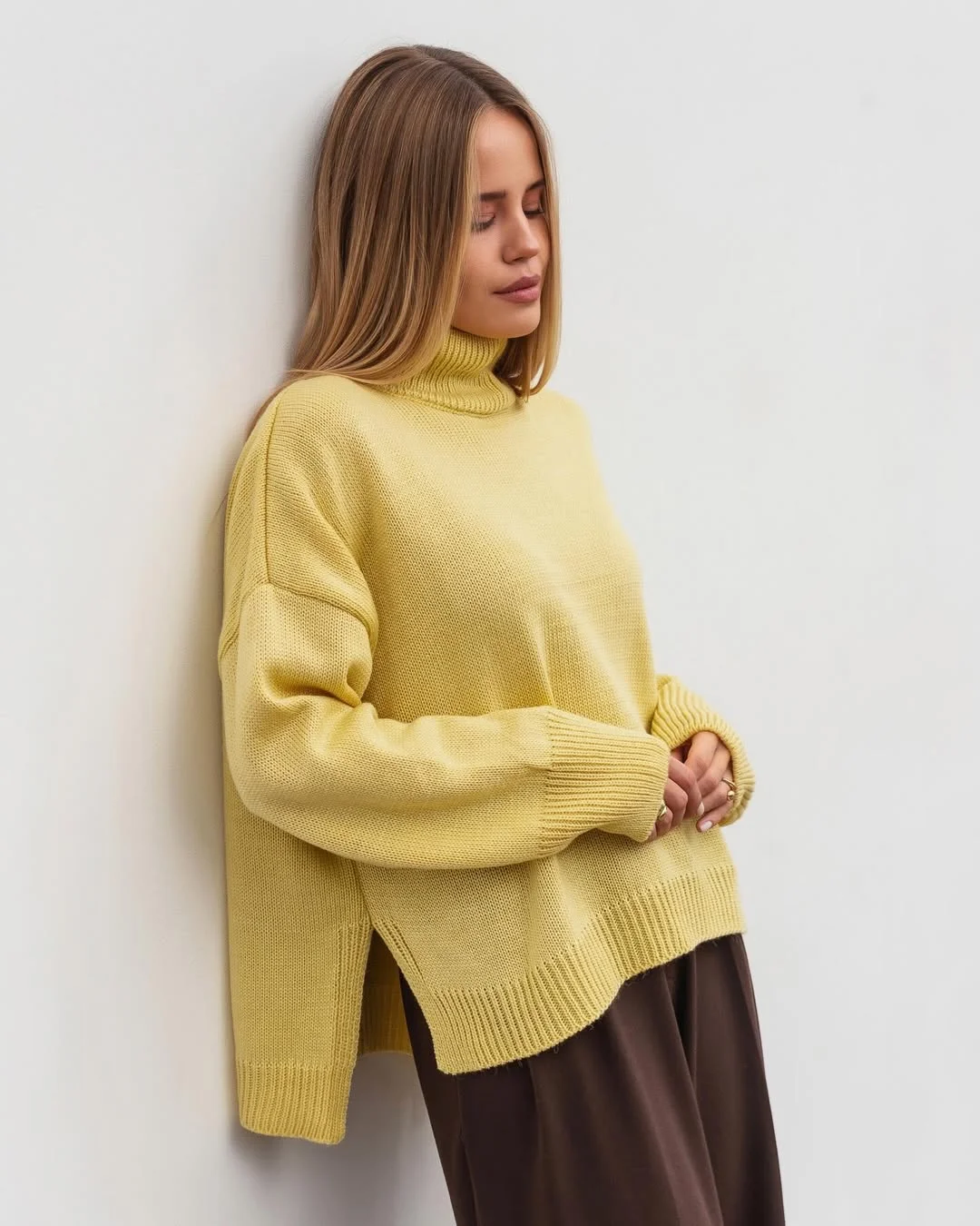 cozy fall outfits with sweater 2026 Butter Yellow Knit for Soft Autumn Days