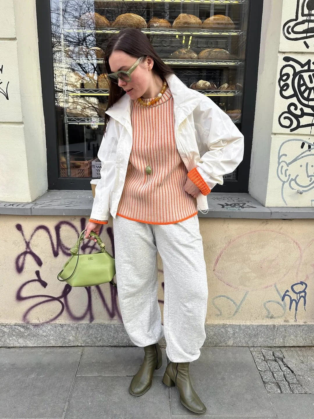 cozy fall outfits with sweater 2026 Playful Color Mix with Relaxed Layers