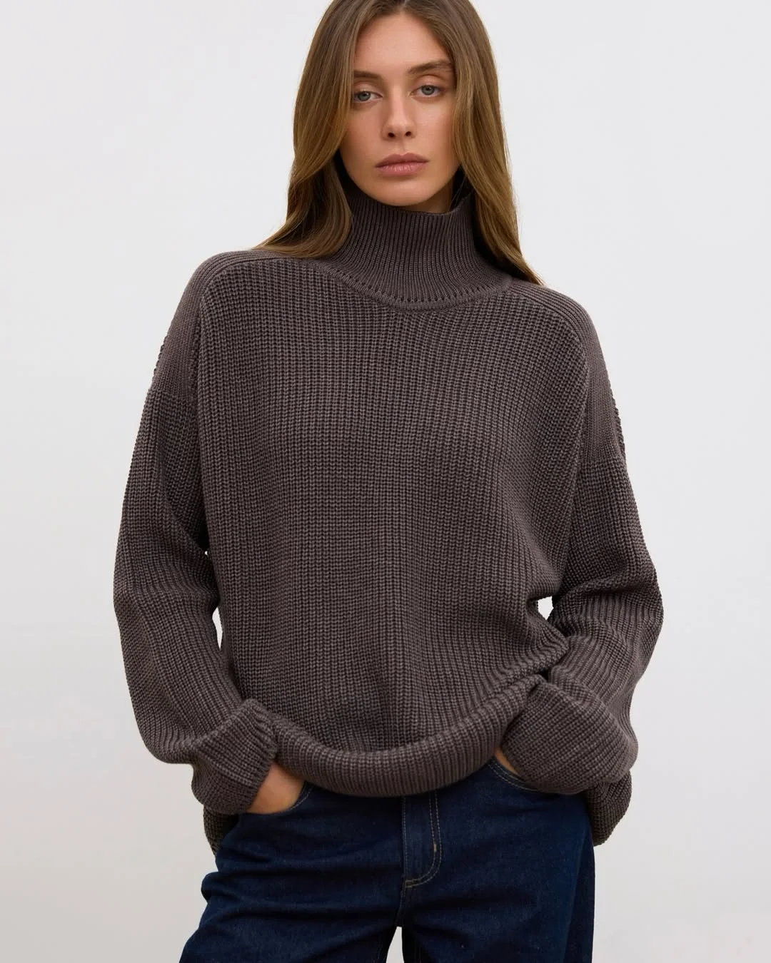 cozy fall outfits with sweater 2026 Waffle Knit and Jeans Done Right