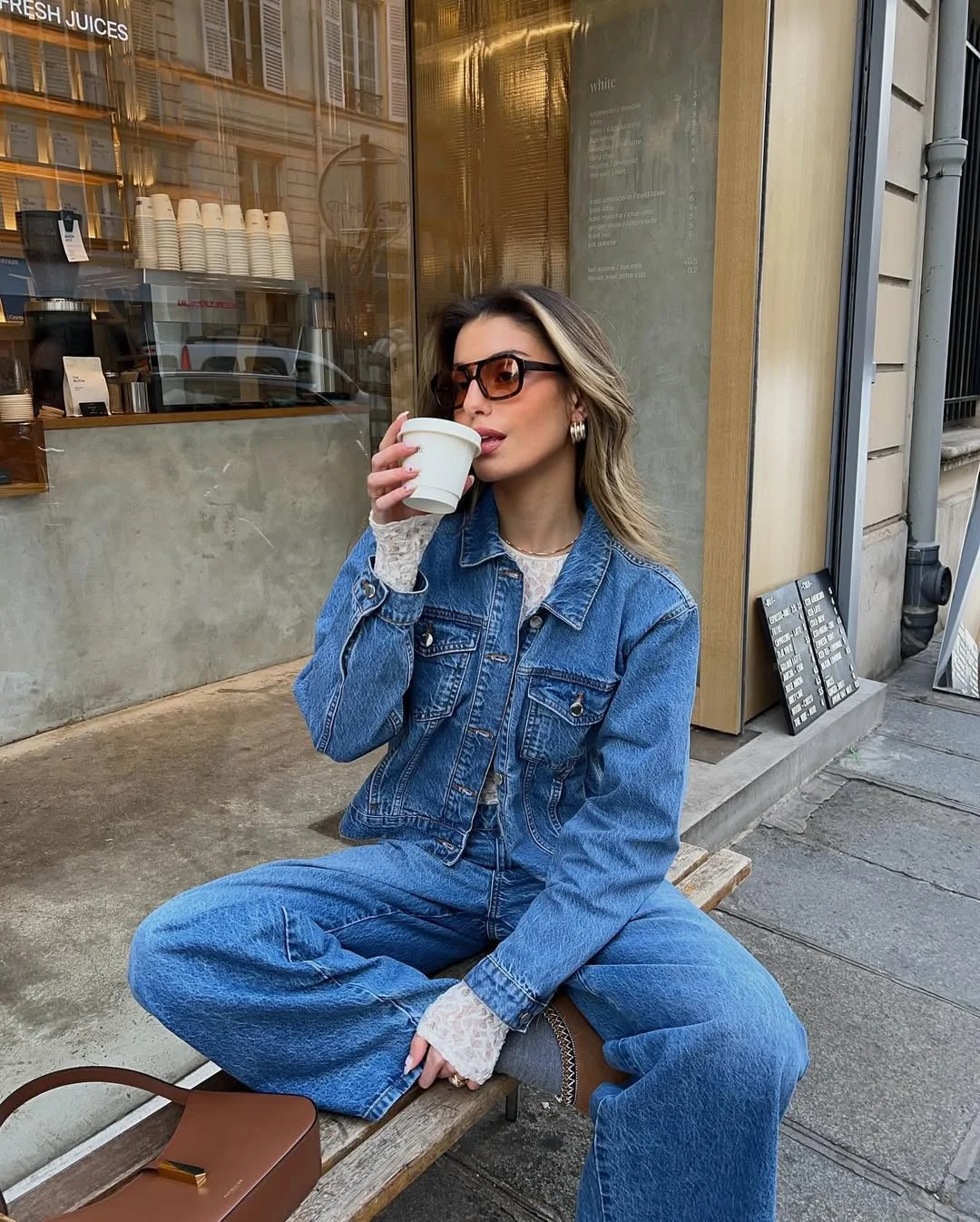 cute fall all denim outfits for women 2026 The Relaxed Denim Set That Makes Everyday Dressing Easy