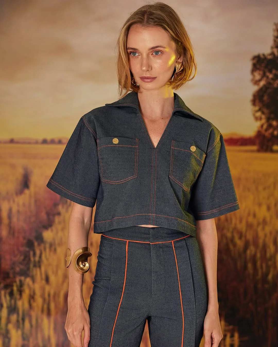 cute fall all denim outfits for women 2026 Modern Tailored Denim With Fashion Forward Details