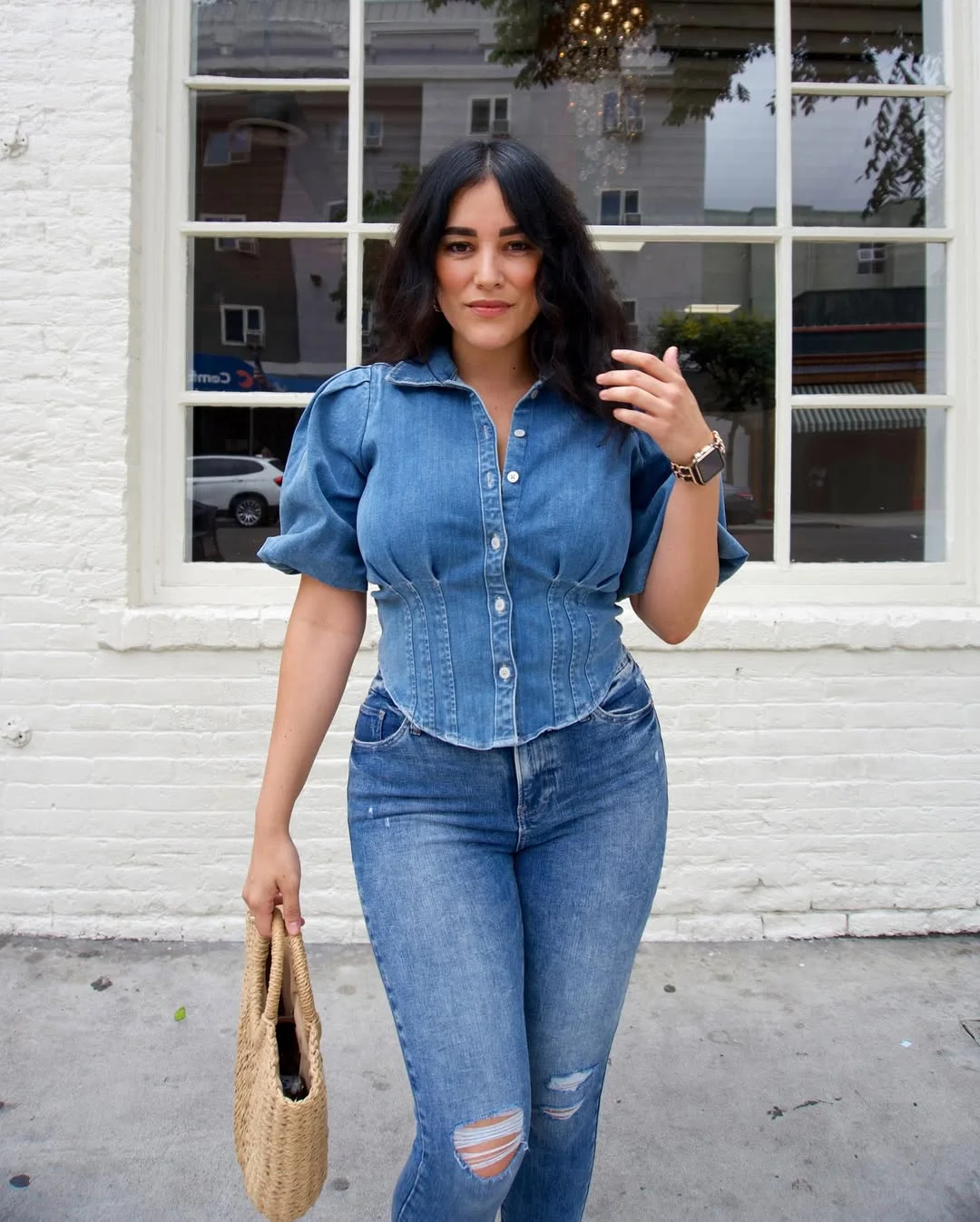 cute fall all denim outfits for women 2026 Curve Friendly Denim With Everyday Confidence