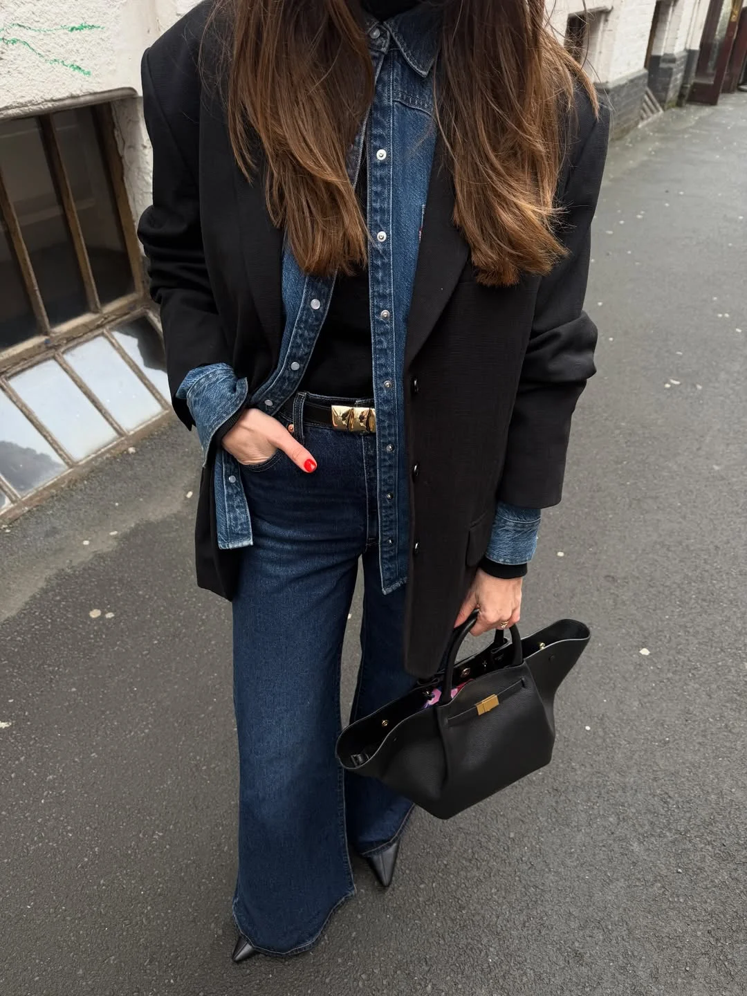 cute fall all denim outfits for women 2026 Smart Denim Layering For Modern Workdays
