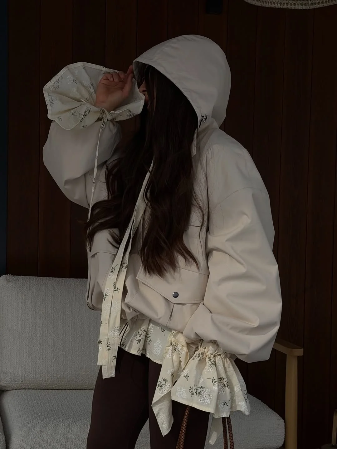cute fall outfits with leggings and sneakers 2026 Cozy Neutral Layers for Chilly Autumn Mornings