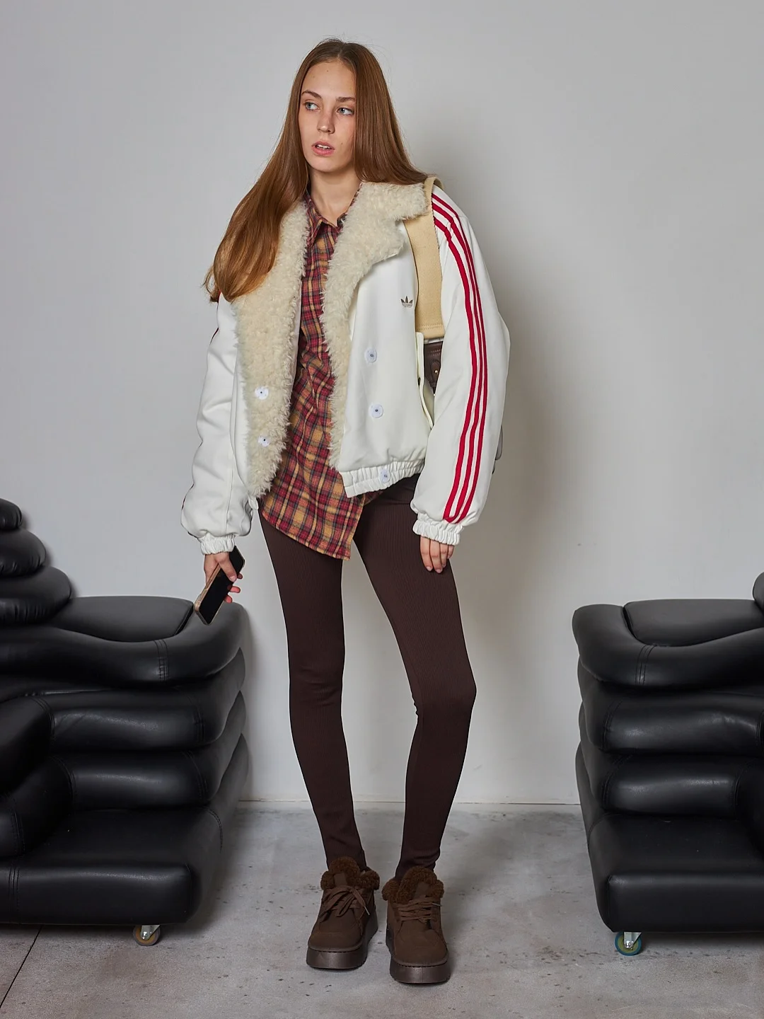 cute fall outfits with leggings and sneakers 2026 Cozy Country Layers with Rich Autumn Tones