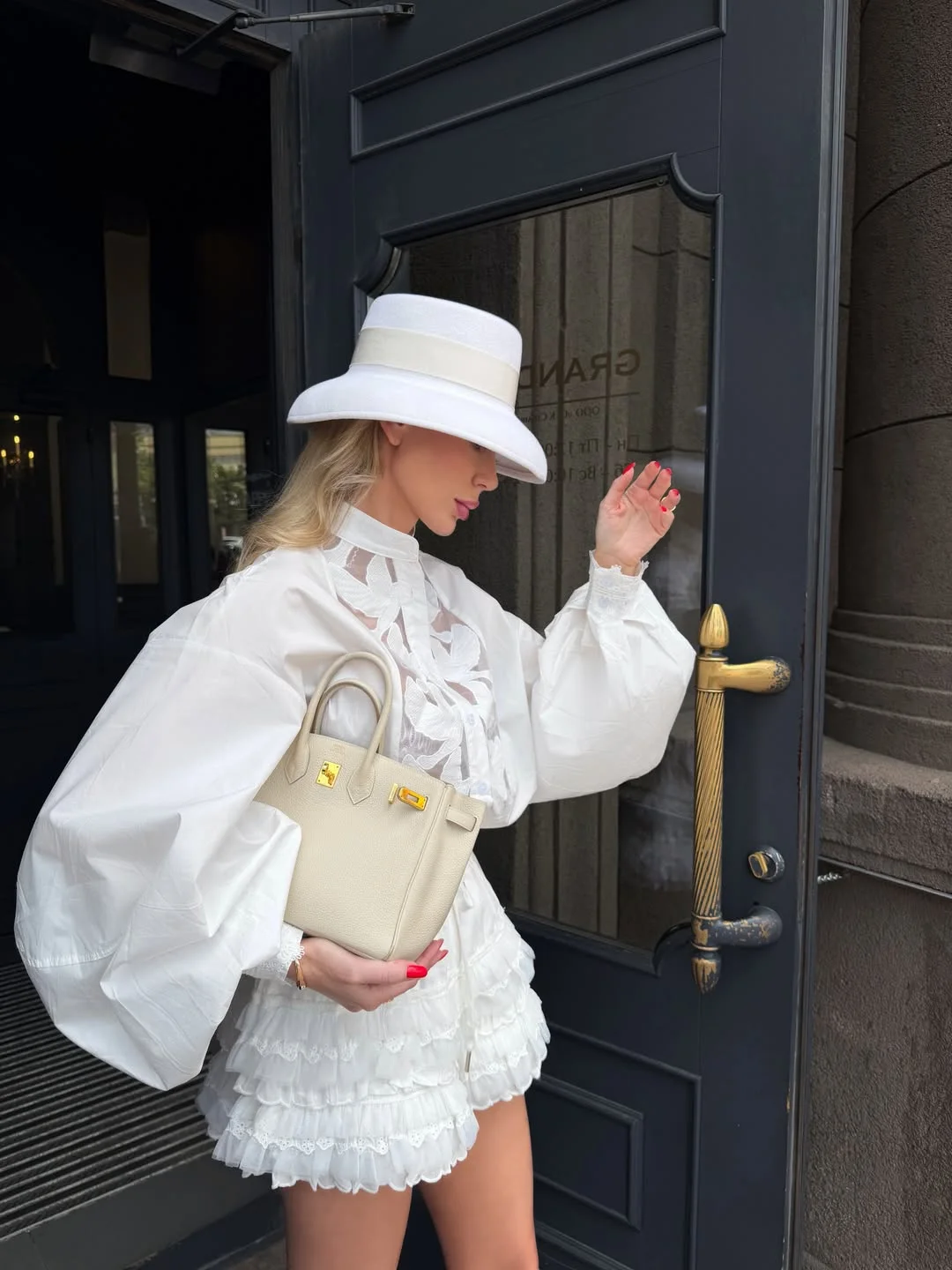 cute summer to fall outfits 2026 All-White Elegance with a Modern European Twist