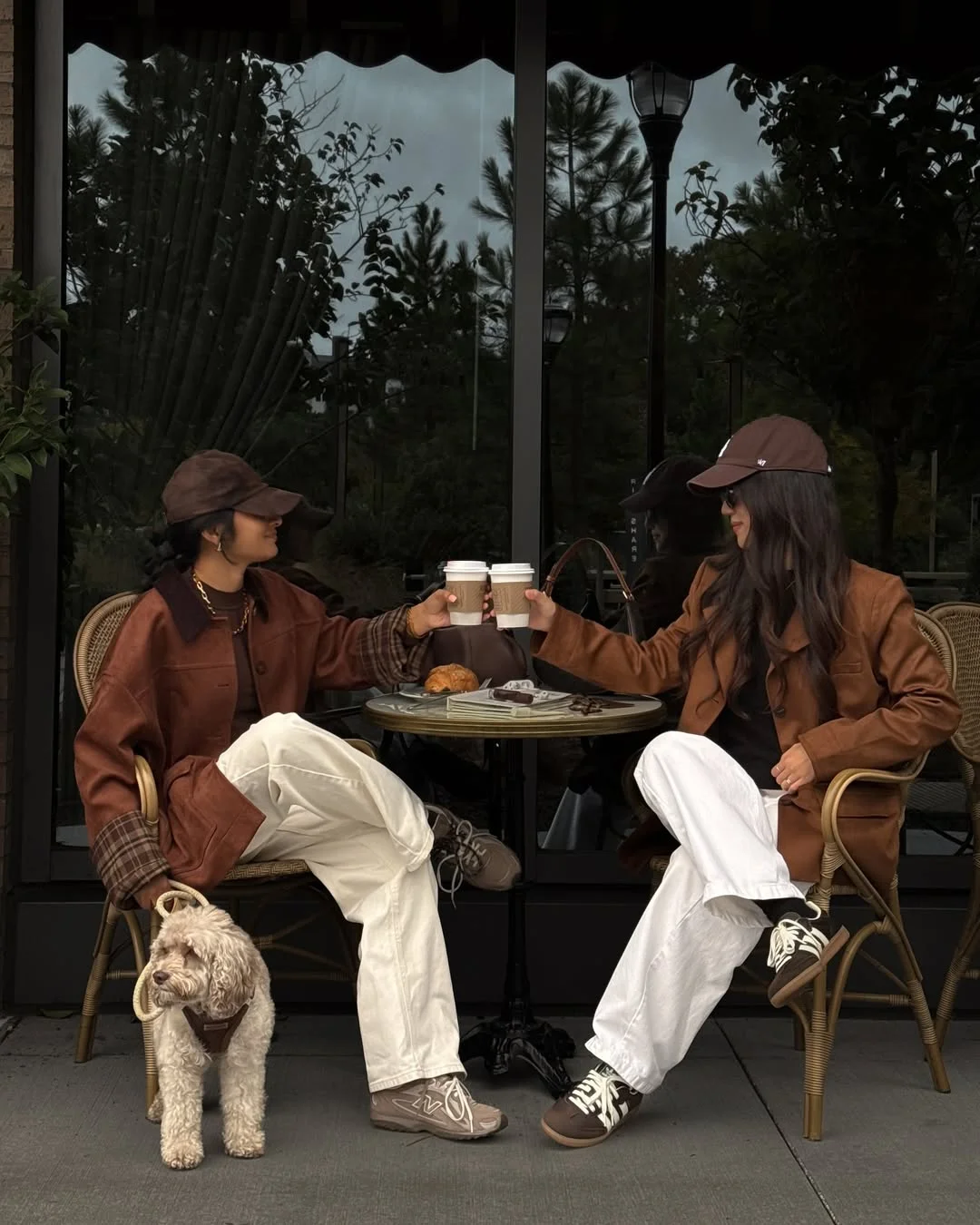 edgy fall street style nyc aesthetic 2026 Espresso Leather and Relaxed Downtown Cool