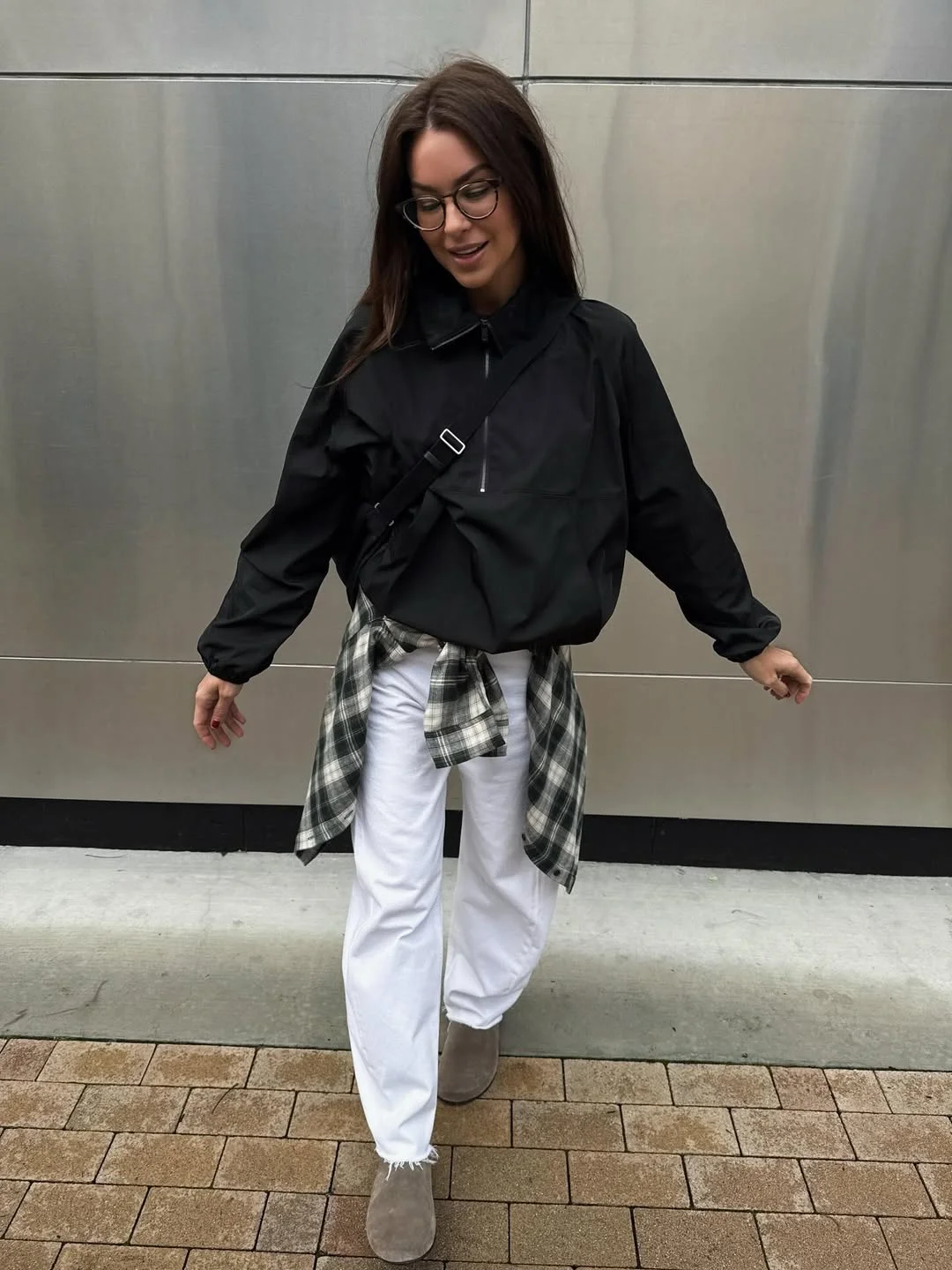 edgy fall street style nyc aesthetic 2026 Black and White Streetwear Done Right