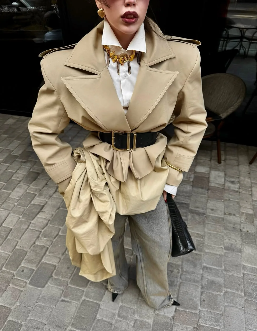 elegant fall office outfits for women 2026 Statement Trench Coats With Fashion Editor Energy