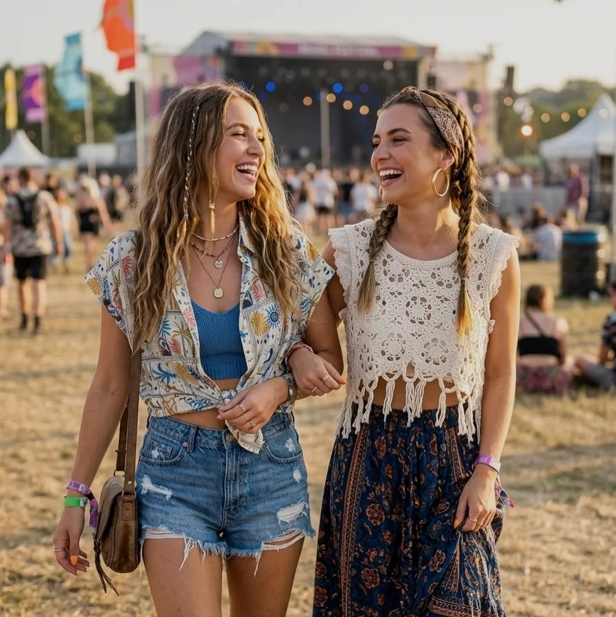 fall festival outfits for women 2026 Bohemian Festival Layers With Vintage Spirit