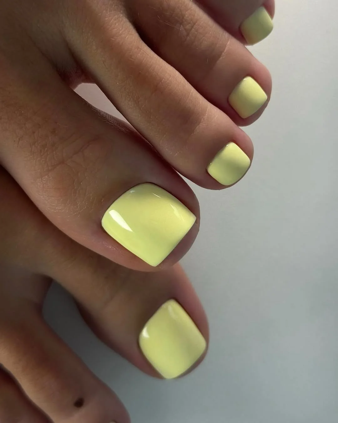june pedicure ideas 2026 Butter Yellow Pedicure That Feels Like Sunshine