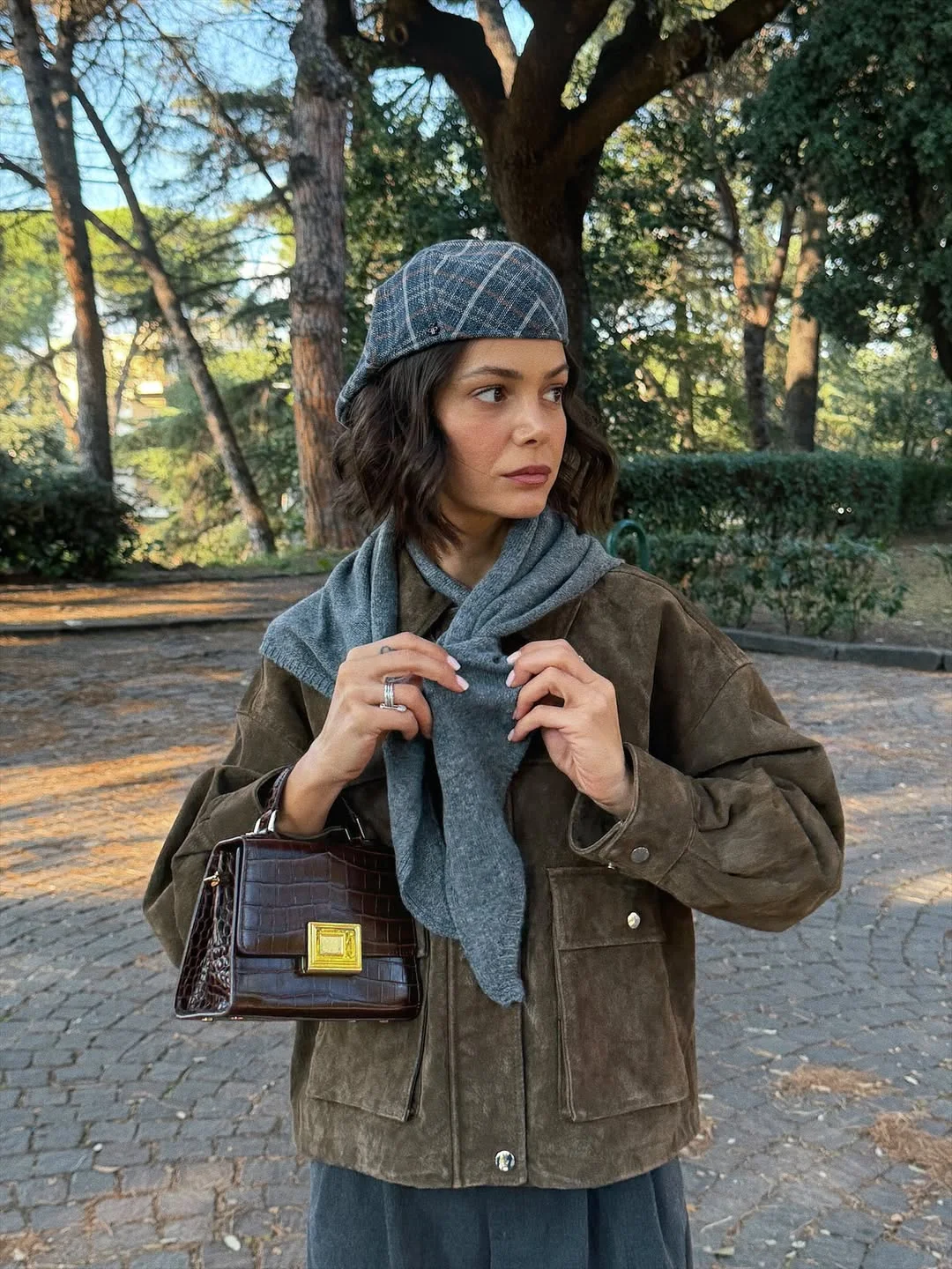 modern cozy chic fall outfits for 2026 Earth-Toned Utility Dressing with a Vintage Twist