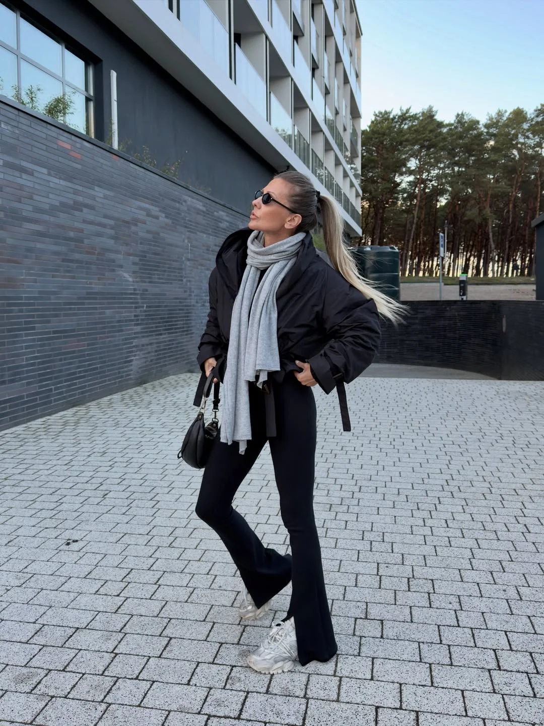 modern fall outfits for women in 30s style 2026 Sporty Layers for Early Fall Mornings