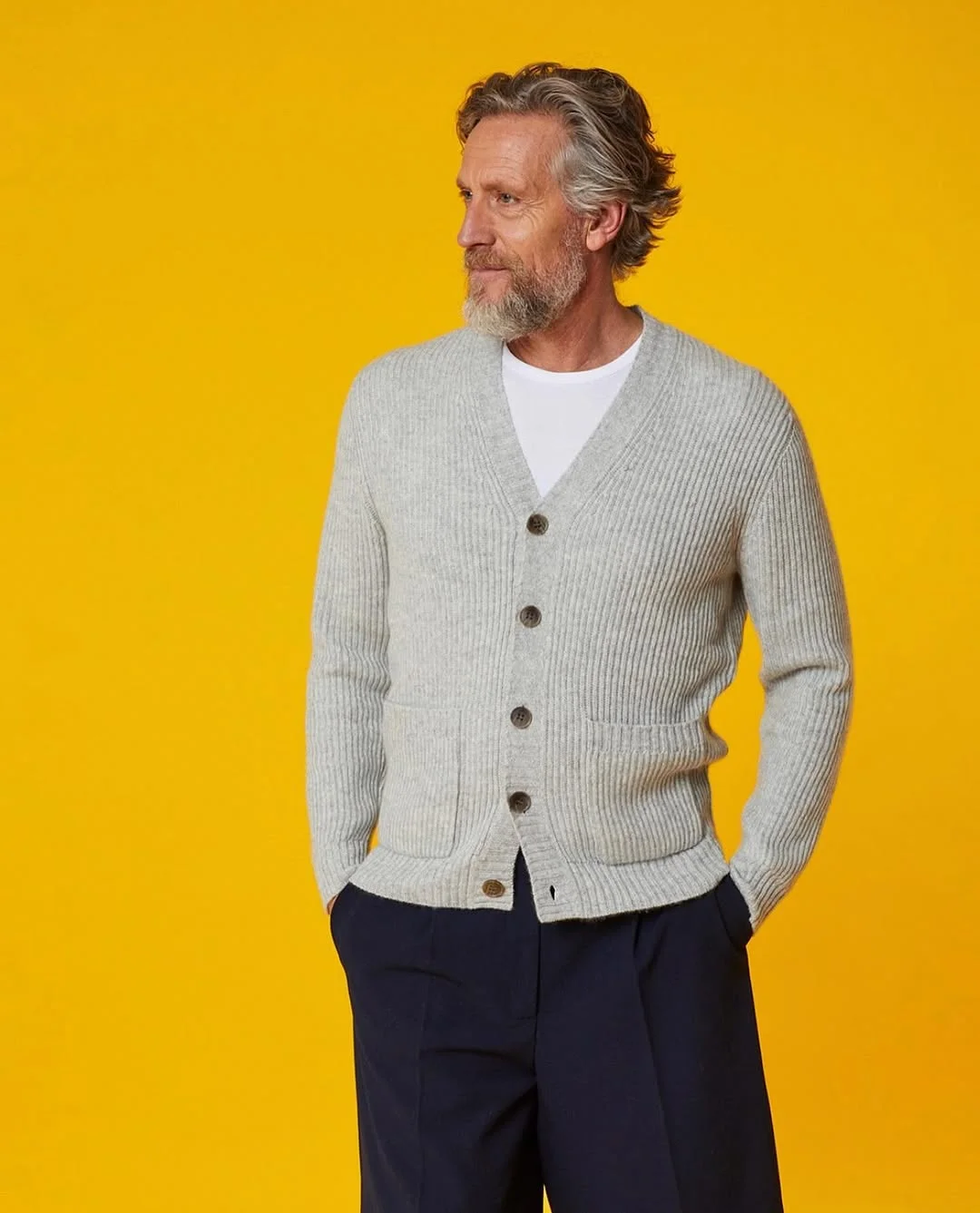 modern fall outfits ideas for men 2026 Classic Cardigan Layers for Crisp Fall Days